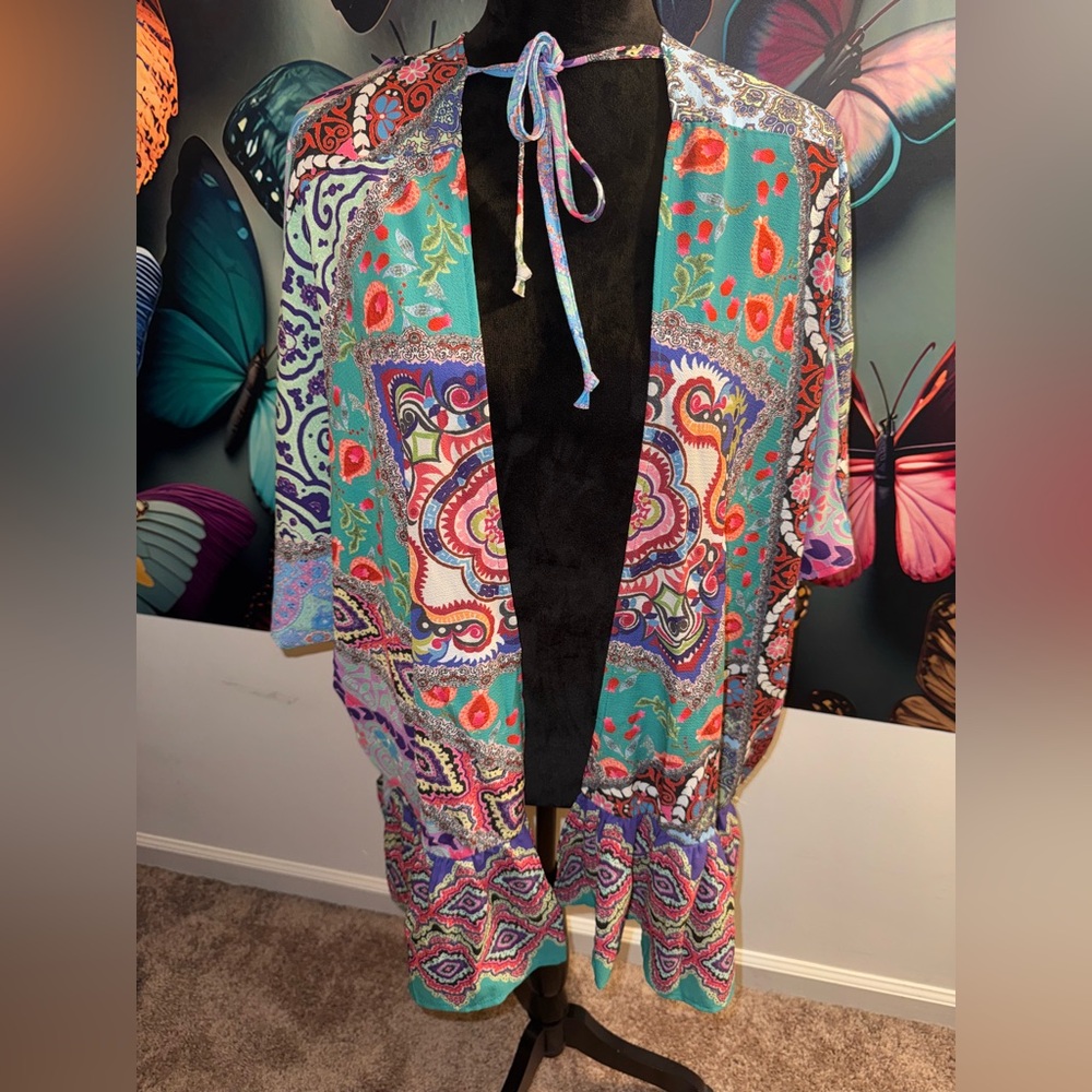 Umgee Multi Color Mix Kimono